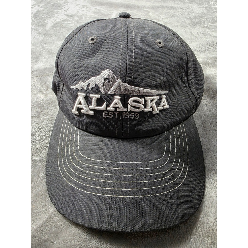 Juneau, Alaska Cruisewear & Company Hat OSFM Grey Embroidered Baseball Cap